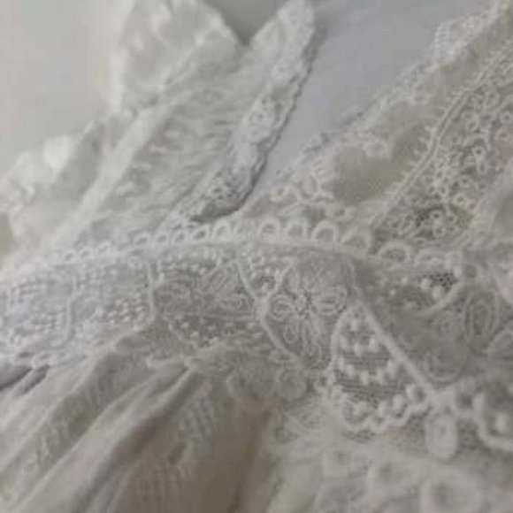 Split Thigh Dress White - Picture 10 of 11